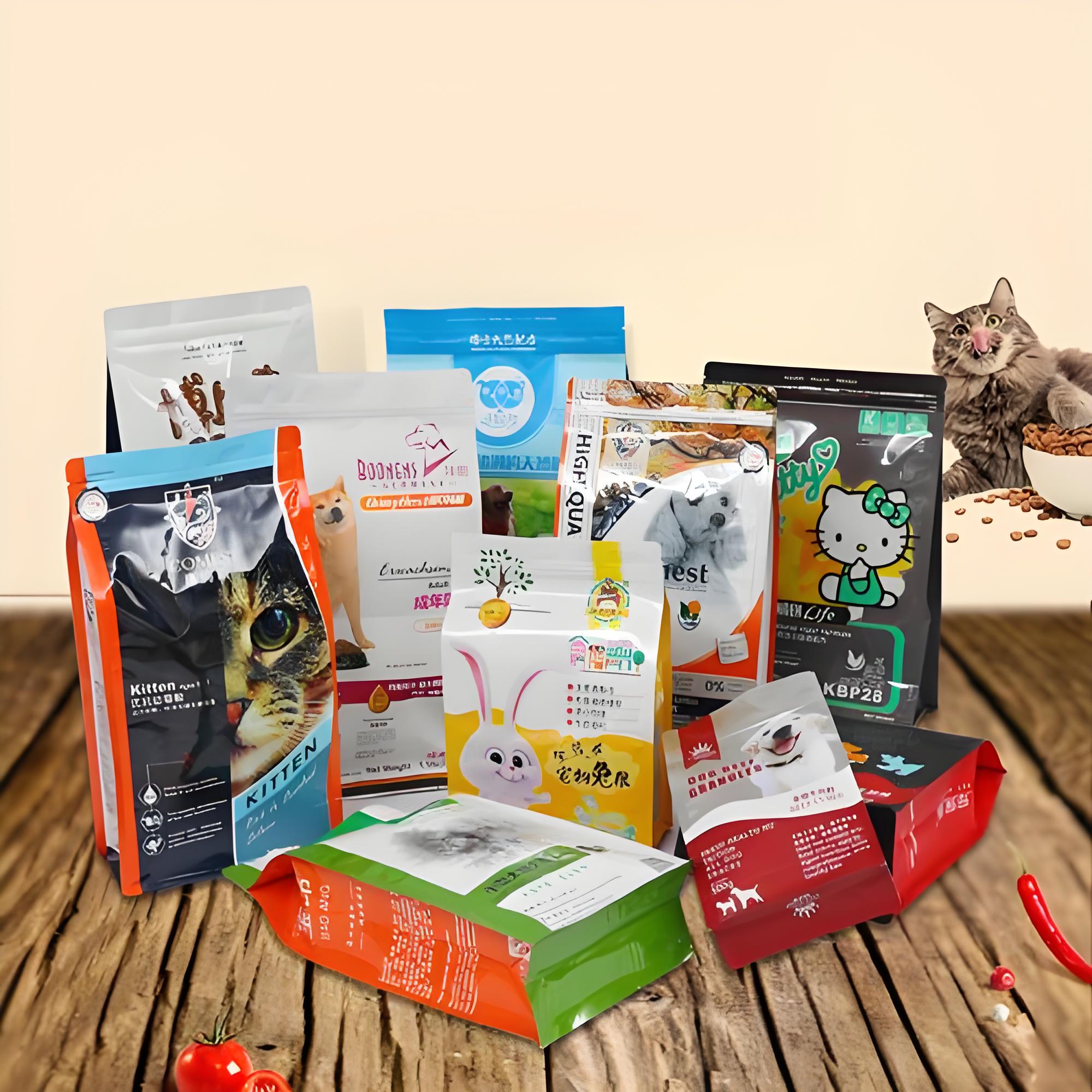 图木舒克市八边封袋猫粮狗粮猫砂袋 - 厂家